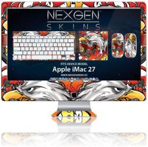 Nexgen Skins - Zestaw skórek na obudowę z efektem 3D iMac 27\" (Iron Eagle 3D)