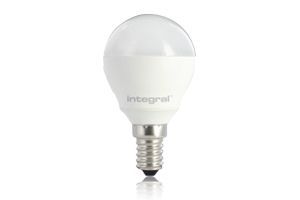 Integral żarówka LED E14 Mini Globe 4.6W (25W) 3000K 275lm barwa biała ciepła