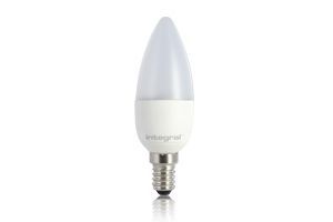 Integral żarówka LED E14 Candle 4W (25W) 3000K 260lm Frosted barwa biała ciepła
