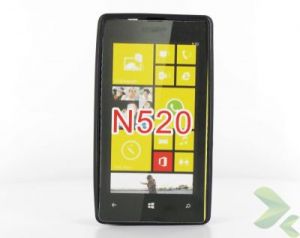 Geffy - Etui Nokia Lumia 520 TPU solid color black