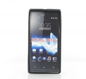 Geffy - Etui Sony Xperia J TPU solid color black