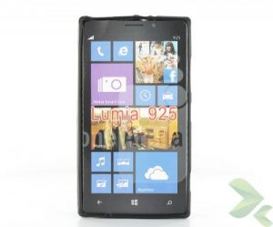 Geffy - Etui Nokia Lumia 925 TPU solid color black