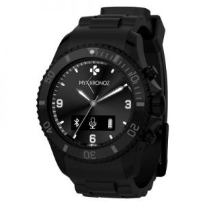 MyKronoz ZeClock - Analogowy Smartwatch Bluetooth 4.0 + monitor aktywności fizycznej (czarny)