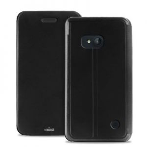 PURO Booklet Wallet Case - Etui Nokia Lumia 730/735 z kieszenią na kartę (czarny)