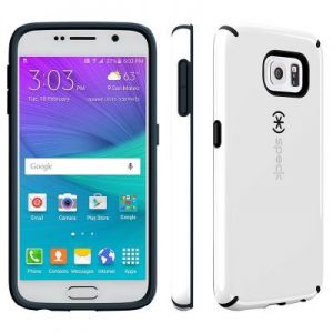 Speck CandyShell - Etui Samsung Galaxy S6 (White/Charcoal Grey)