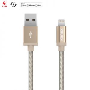 Kanex MiColor PREMIUM Lightning - Kabel MFi z Lightning do USB 1,2m (Gold)