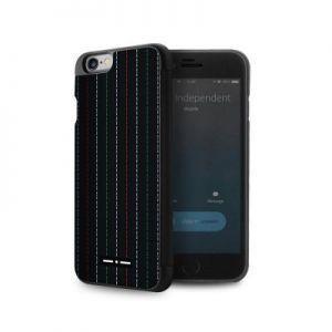 ITALIA INDEPENDENT Stripe Sense Case - Etui Apple iPhone 6/6s w/Quick View & Answer (czarny)