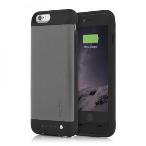 Incipio offGRID SHINE Case - Etui z baterią 3000mAh do iPhone 6 MFi (brushed titanium)