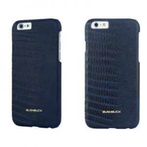 BUSHBUCK LIZARD Leather Case - Etui skórzane do iPhone 6/6s (niebieski)