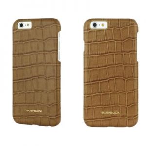 BUSHBUCK CAIMAN Leather Case - Etui skórzane do iPhone 6/6s (khaki)