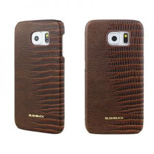 BUSHBUCK LIZARD Leather Case - Etui skórzane Samsung Galaxy S6 (brązowy)