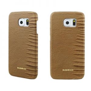 BUSHBUCK LIZARD Leather Case - Etui skórzane Samsung Galaxy S6 (khaki)