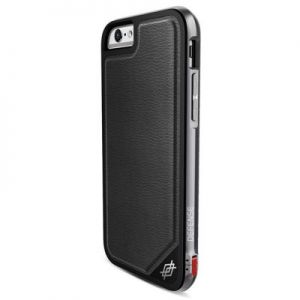 X-Doria Defense Lux - Aluminiowe etui iPhone 6 Plus/6s Plus (Black Leather)