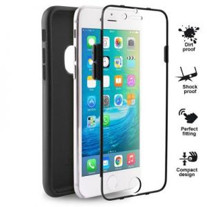 PURO Total Protection Cover - Etui iPhone 6/6s (czarny)