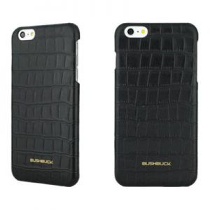 BUSHBUCK CAIMAN Leather Case - Etui skórzane do iPhone 6 Plus/6s Plus (czarny)