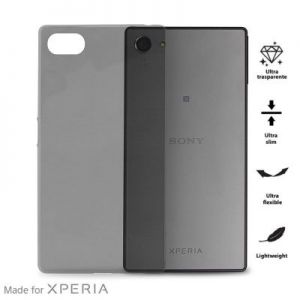 PURO 0.3 Nude - Etui Sony Xperia Z5 Compact (czarny przezroczysty)