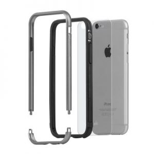 Moshi iGlaze Luxe - Aluminiowy bumper iPhone 6/6s (Titanium Grey)