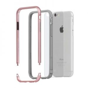 Moshi iGlaze Luxe - Aluminiowy bumper iPhone 6/6s (Rose Pink)