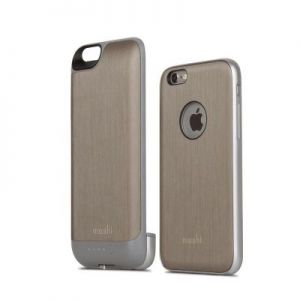 Moshi iGlaze Ion - Battery pack + wymienne etui iPhone 6/6s (Brushed Titanium)