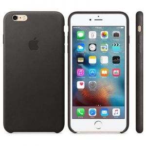 Apple Leather Case – Skórzane etui iPhone 6/6s (czarny)