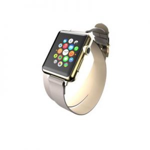 Incipio Reese Double Wrap – Skórzany pasek do Apple Watch 38mm (taupe)