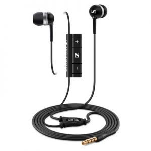 Sennheiser MM 30i - Słuchawka dokanałowa do urządzeń Apple (czarny)