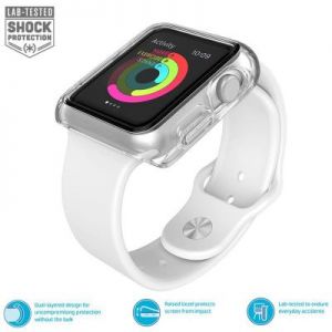 Speck CandyShell Fit - Bumper do Apple Watch 38mm (Clear/Clear)