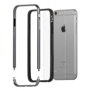 Moshi iGlaze Luxe - Aluminiowy bumper iPhone 6 Plus/6s Plus (Titanium Grey)