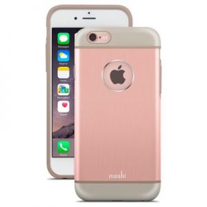 Moshi iGlaze Armour - Etui aluminiowe iPhone 6/6s (Golden Rose)