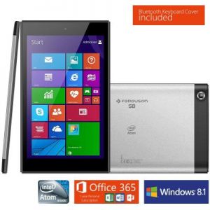Ferguson S8 - Tablet z systemem Windows 8.1 + klawiatura Bluetooth + etui + stand (srebrny)