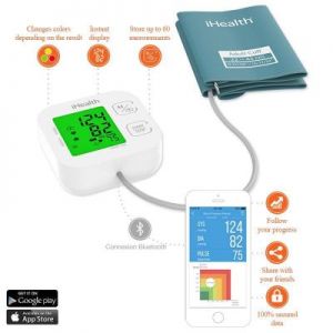 iHealth TRACK Connected Blood Pressure Monitor - Bezprzewodowy ciśnieniomierz naramienny iOS/Android