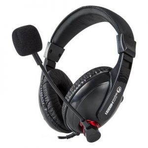 Marvo H8331 - Słuchawki stereofoniczne dla graczy z mikrofonem (czarny/czerwony)