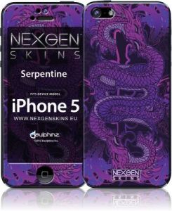 Nexgen Skins - Zestaw skórek na obudowę z efektem 3D iPhone 5/5s/SE (Serpentine 3D)