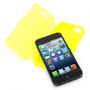 TUCANO Pronto Booklet - Etui iPhone 5/5s/SE (żółty)