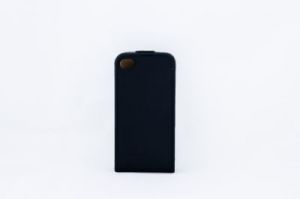 Geffy - Etui iPhone 4/4S Eco Leather flip black