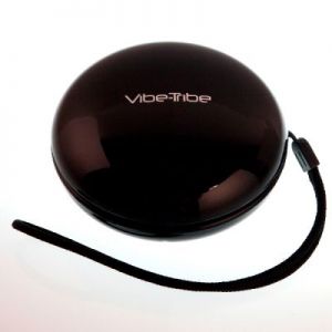 Vibe-Tribe Yoyo Black - Głośnik wibracyjny wbudowane radio i czytnik kart Micro-SD (czarny)