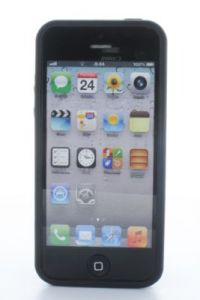 Geffy - Etui iPhone 5/5s/SE bumper TPU/PVC black