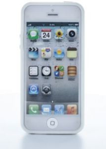 Geffy - Etui iPhone 5/5s/SE bumper TPU/PVC white
