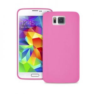 PURO Ultra Slim \"0.3\" Cover - Zestaw etui + folia na ekran Samsung Galaxy Alpha (różowy)
