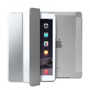 PURO Zeta Slim - Etui iPad Air 2 w/Magnet & Stand up (srebrny)