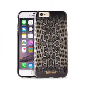 JUST CAVALLI Python Leopard Cover - Etui iPhone 6/6s (czarny)