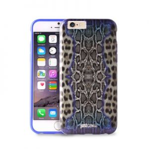 JUST CAVALLI Python Leopard Cover - Etui iPhone 6/6s (niebieski)