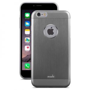 Moshi iGlaze Armour - Etui aluminiowe iPhone 6 Plus/6s Plus (Space Grey)