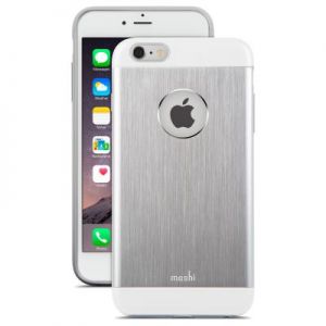 Moshi iGlaze Armour - Etui aluminiowe iPhone 6 Plus/6s Plus (Silver)