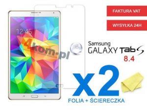 2x Folia ochronna na ekran do Samsug Galaxy Tab S 8.4