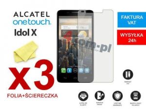 3x Folia ochronna na ekran do Alcatel One Touch Idol 6030D