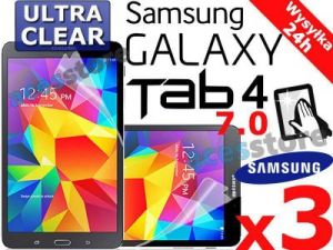 3x Folia ochronna na ekran Samsug Galaxy Tab 4 7.0 T230