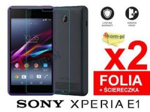 2x Folia ochronna na ekran do Sony Xperia E1