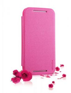Etui Nillkin Sparkle Motorola Moto G2 Różowe - Różowy