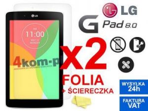 2x FOLIA OCHRONNA POLIWĘGLANOWA LG G Pad 8.0 LTE/4G V480 V490